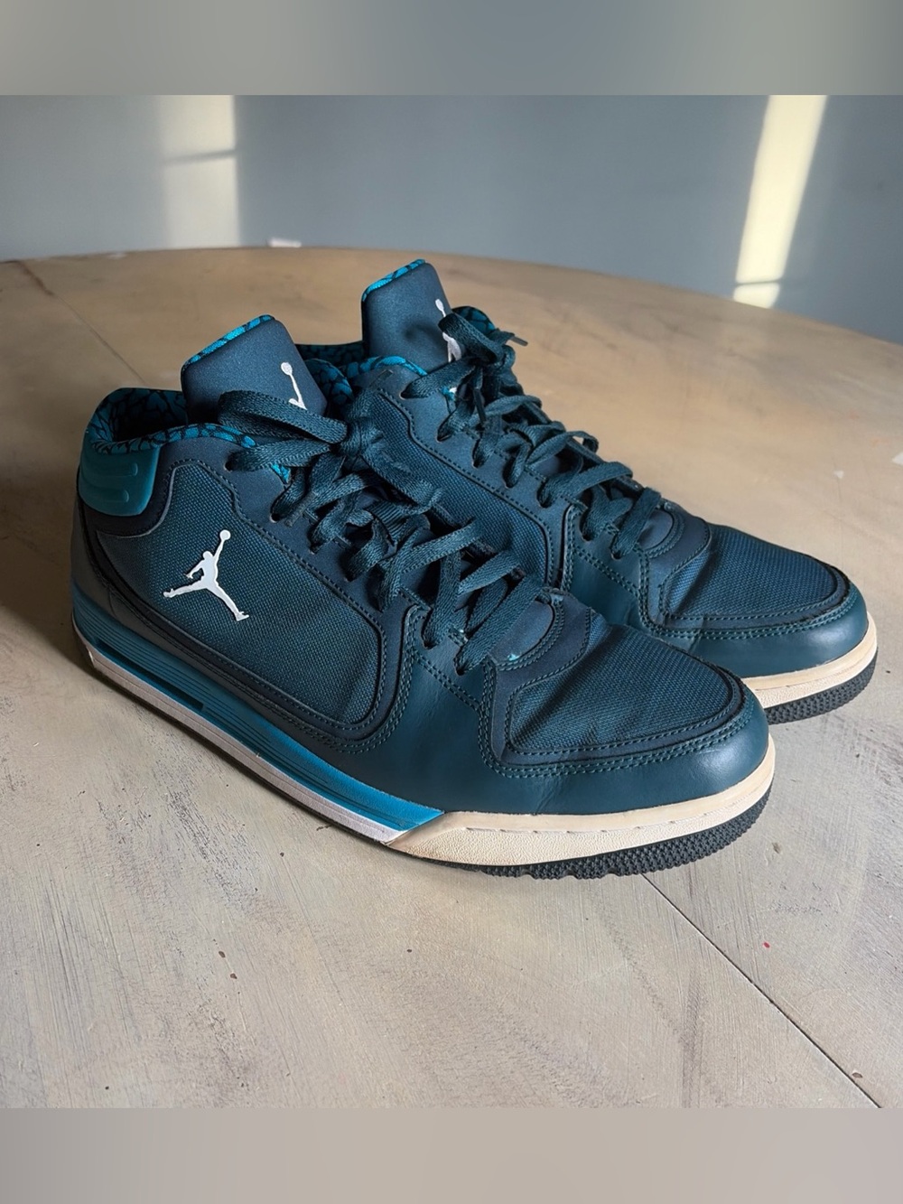 *RARE* Size 12- Air Jordan Post Game Midnight Turquoise (2012) - Good Condition